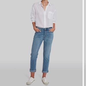 7 for All Mankind Broken Twill Josephina In Bright Light Size 26